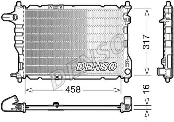Радиатор охлаждения ДВС DRM08005 DENSO