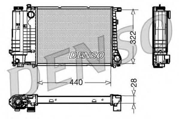 Радиатор охлаждения ДВС DRM05042 DENSO