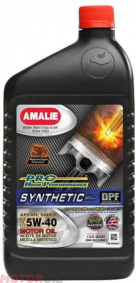 Amalie Pro High Performance Synthetic 5W-40