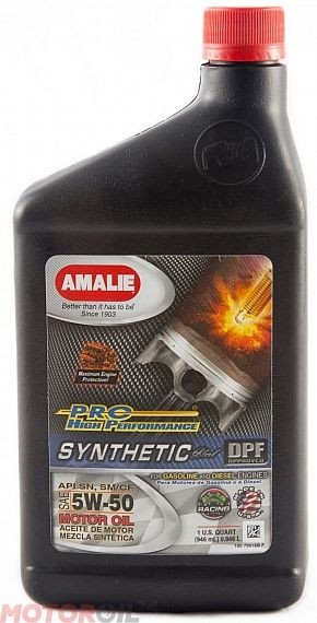 Amalie Pro High Performance Synthetic 5W-50