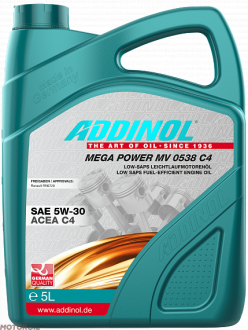 Addinol Mega Power Mv 0538 C4 SAE 5W-30