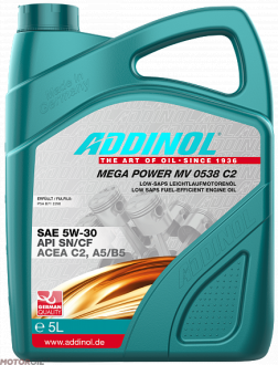 Addinol Mega Power Mv 0538 C2 SAE 5W-30
