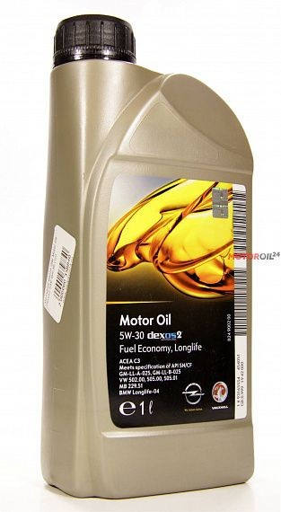 GM Motor Oil Dexos 2 SAE 5W-30 Fuel Economy, Longlife