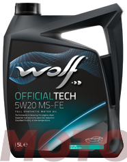 Wolf Official Tech 5W-20 Ms-Fe