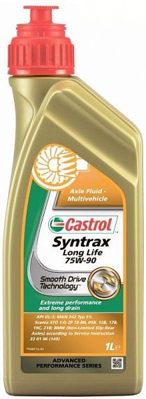Трансмиссионное масло CASTROL Syntrax Longlife 75W-90