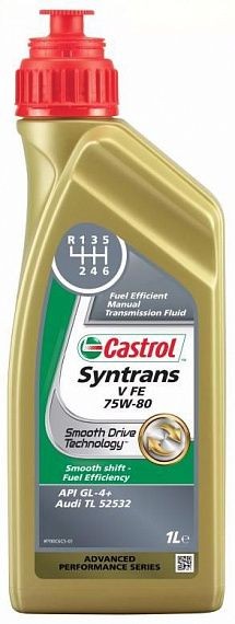 Трансмиссионное масло CASTROL Syntrans V FE 75W-80
