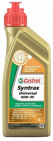 Трансмиссионное масло CASTROL Syntrax Universal 80W-90