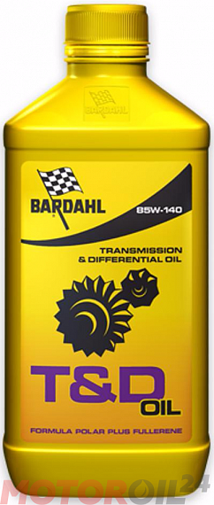 Трансмиссионное масло BARDAHL T&D Oil 85W-140