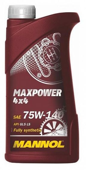 Трансмиссионное масло MANNOL 4х4 Maxpower 75W-140