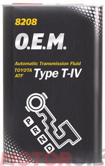 Трансмиссионное масло MANNOL 8208 O.E.M. for Toyota Lexus / ATF T-IV