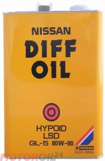 Трансмиссионное масло NISSAN Differential Fluid 80W-90 GL-5
