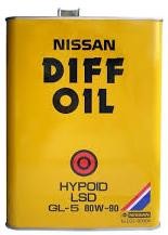 Трансмиссионное масло NISSAN Gear Oil LSD GL-5 80W-90