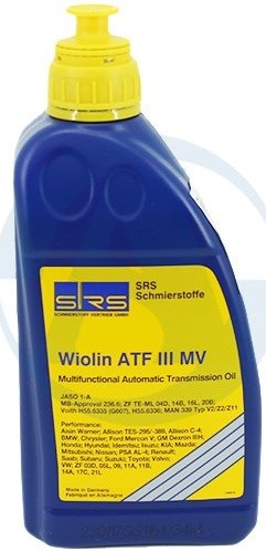 Масло трансмиссионное SRS Wiolin ATF III MV