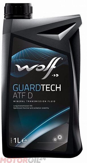 Трансмиссионное масло WOLF Guardtech ATF D