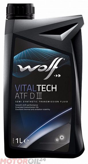 Трансмиссионное масло WOLF VitalTech ATF Dlll