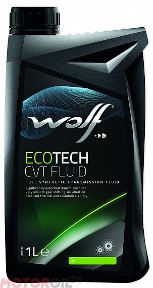 Трансмиссионное масло WOLF EcoTech CVT Fluid
