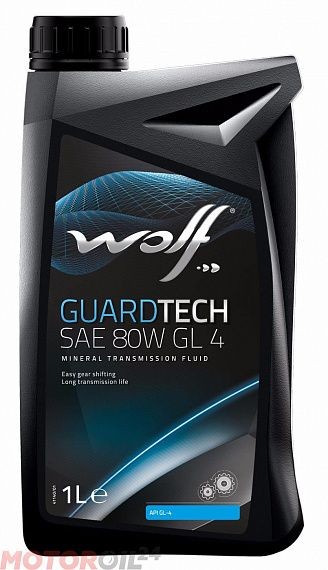 Трансмиссионное масло WOLF GuardTech 80W GL-4